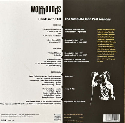 The Wolfhounds - Hands in the Till: The complete John Peel sessions - 45rpm records