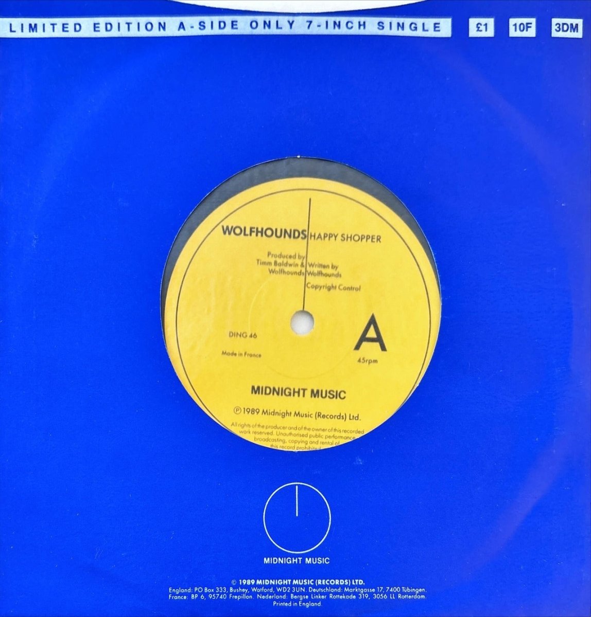 The Wolfhounds – Happy Shopper - 45rpm records