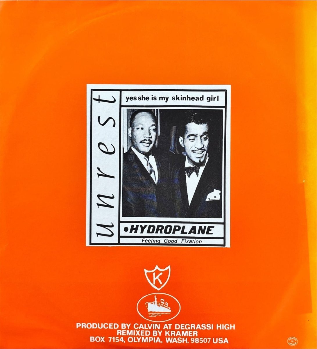 Unrest – Yes She Is My Skinhead Girl - 45rpm records