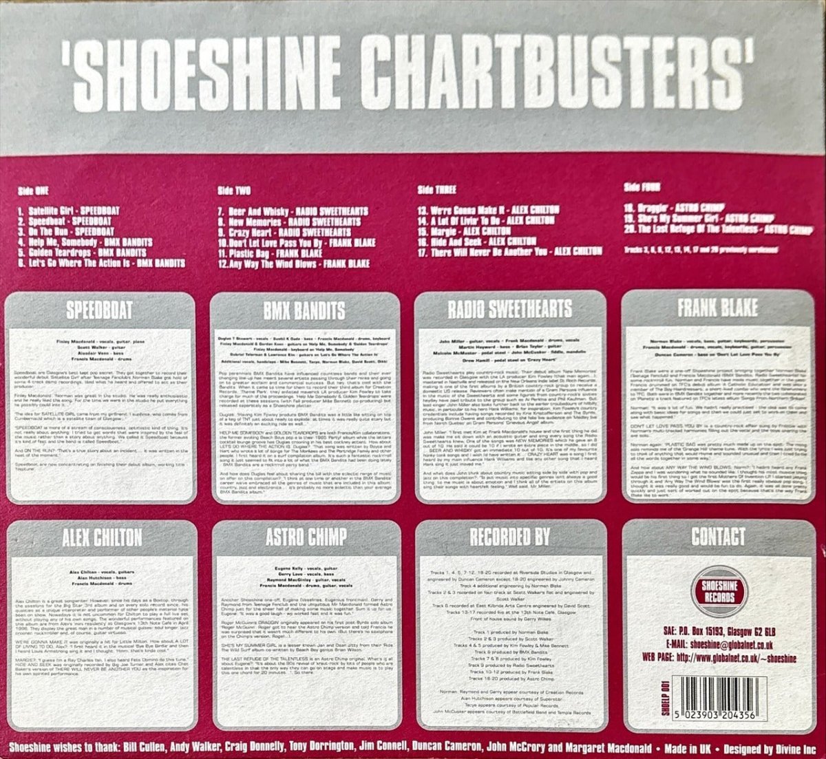Various - Shoeshine Chartbusters - 45rpm records