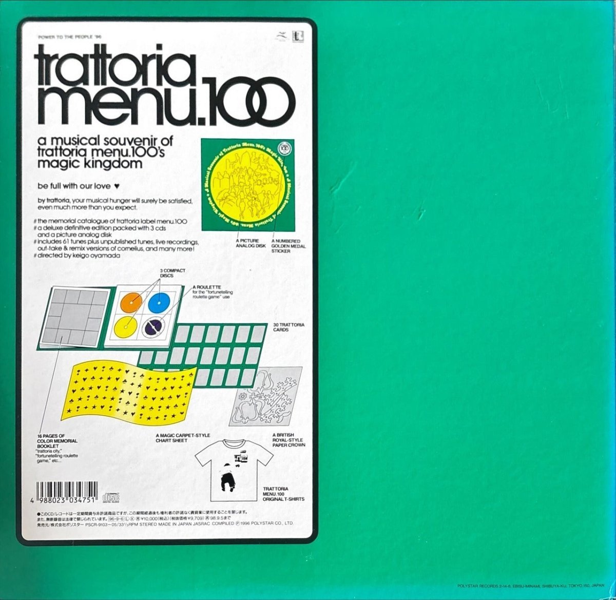 Various – Trattoria Menu.100 - A Musical Souvenir Of Trattoria Menu.100's Magic Kingdom - 45rpm records