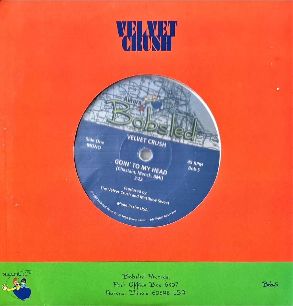Velvet Crush – Worst Enemy / Goin' To My Head - 45rpm records