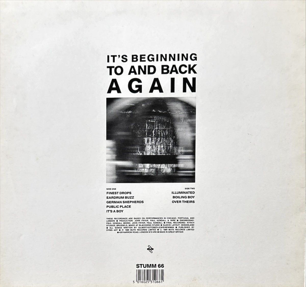 Wire – It's Beginning To And Back Again - 45rpm records