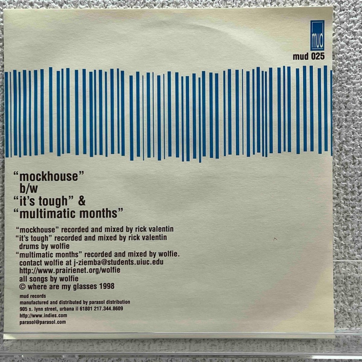 Wolfie - Mockhouse - 45rpm records