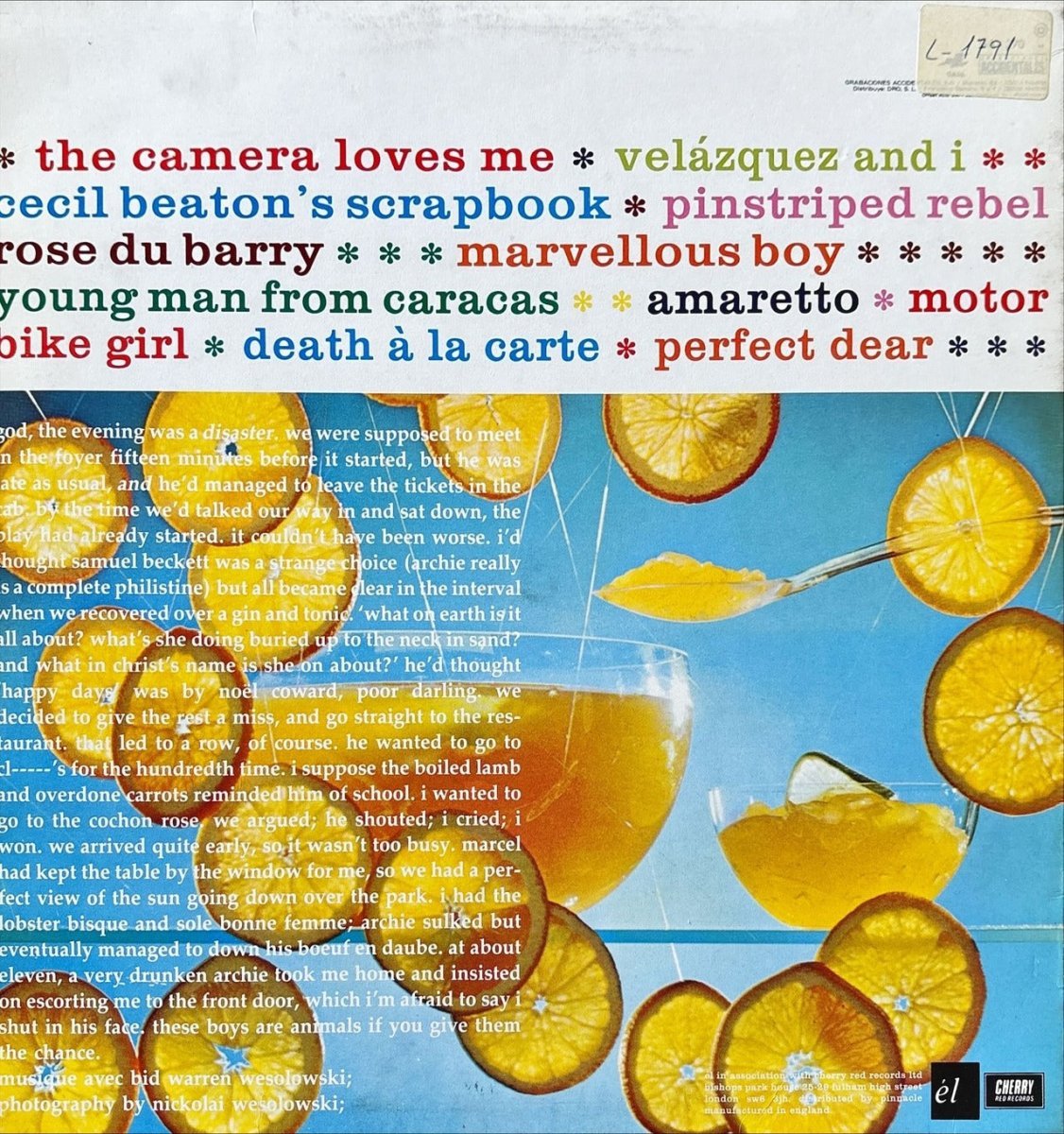 Would - Be - Goods - The Camera Loves Me - 45rpm records