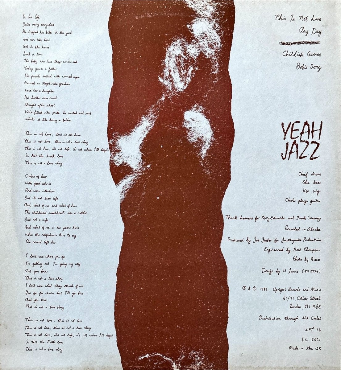Yeah Jazz - This Is Not Love - 45rpm records